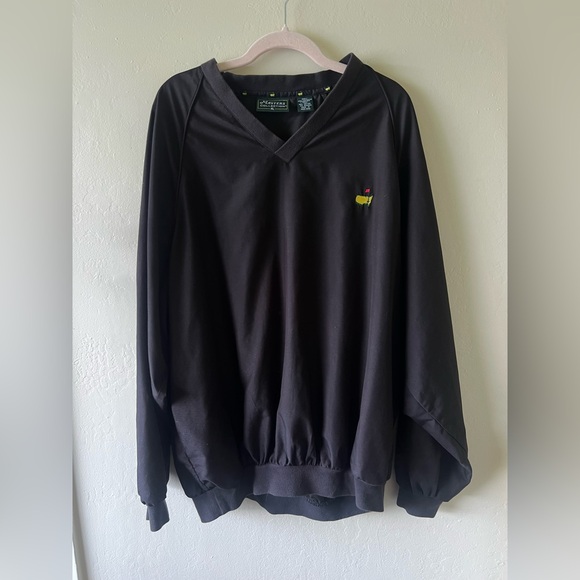Vintage Masters Collection Dark V-Neck Men's Sweater with Logo size xl